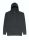 Mosott hatású kapucnis pulóver, Just Hoods AWJH090, Washed Jet Black-2XL