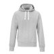 Vastag kapucnis pulóver, Just Hoods AWJH100, oldalzsebekkel, Heather Grey-XS