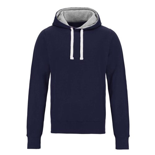 Vastag kapucnis pulóver, Just Hoods AWJH100, oldalzsebekkel, Oxford Navy-XL