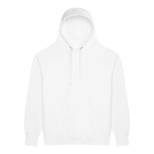 Kapucnis vastag pulóver, Just Hoods AWJH101, kenguruzsebbel, Arctic White-XL