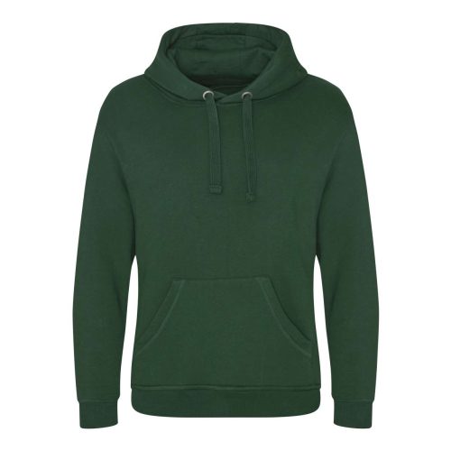 Kapucnis vastag pulóver, Just Hoods AWJH101, kenguruzsebbel, Bottle Green-2XL