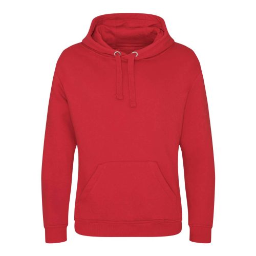 Kapucnis vastag pulóver, Just Hoods AWJH101, kenguruzsebbel, Fire Red-3XL