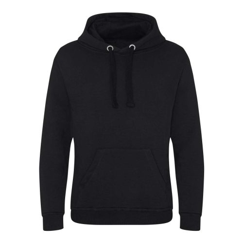 Kapucnis vastag pulóver, Just Hoods AWJH101, kenguruzsebbel, Jet Black-3XL