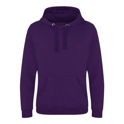 Kapucnis vastag pulóver, Just Hoods AWJH101, kenguruzsebbel, Purple-3XL