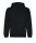 Organikus kapucnis pulóver, Just Hoods AWJH201, Deep Black-2XL