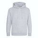 Organikus kapucnis pulóver, Just Hoods AWJH201, Heather Grey-2XL