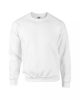 Gildan GI12000, unisex környakas vastag pulóver, White-2XL