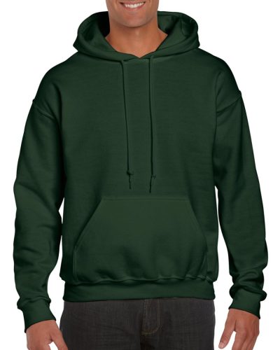 Gildan GI12500, unisex vastag kapucnis pulóver, Forest Green-XL