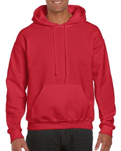 Gildan GI12500, unisex vastag kapucnis pulóver, Red-2XL