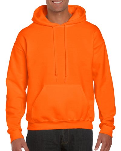 Gildan GI12500, unisex vastag kapucnis pulóver, S.Orange-L