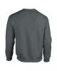 Gildan GI18000, unisex kereknyakú pulóver, Charcoal-2XL