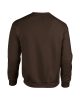 Gildan GI18000, unisex kereknyakú pulóver, Dark Chocolate-2XL