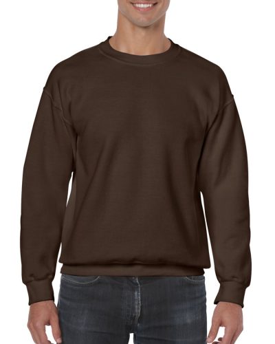 Gildan GI18000, unisex kereknyakú pulóver, Dark Chocolate-3XL