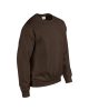 Gildan GI18000, unisex kereknyakú pulóver, Dark Chocolate-4XL