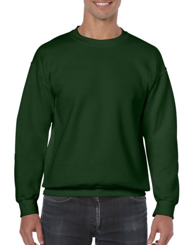 Gildan GI18000, unisex kereknyakú pulóver, Forest Green-L