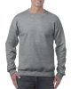 Gildan GI18000, unisex kereknyakú pulóver, Graphite Heather-XL