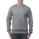 Gildan GI18000, unisex kereknyakú pulóver, Graphite Heather-XL