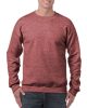 Gildan GI18000, unisex kereknyakú pulóver, Heather Sport Dark Maroon-M