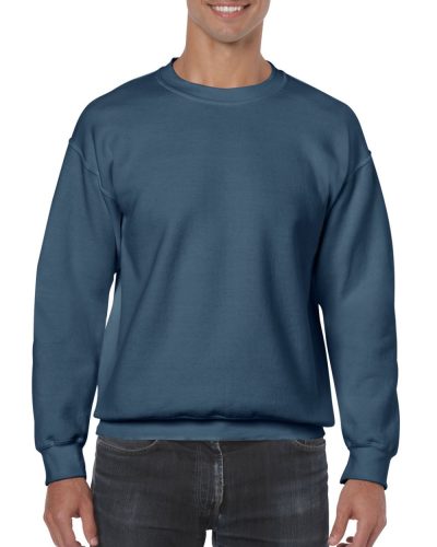 Gildan GI18000, unisex kereknyakú pulóver, Indigo Blue-L