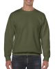 Gildan GI18000, unisex kereknyakú pulóver, Military Green-2XL