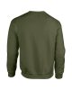 Gildan GI18000, unisex kereknyakú pulóver, Military Green-2XL