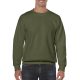 Gildan GI18000, unisex kereknyakú pulóver, Military Green-XL