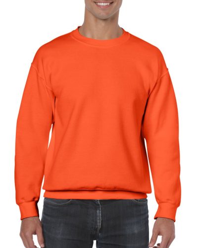 Gildan GI18000, unisex kereknyakú pulóver, Orange-2XL