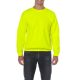 Gildan GI18000, unisex kereknyakú pulóver, Safety Green-3XL