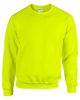 Gildan GI18000, unisex kereknyakú pulóver, Safety Green-3XL