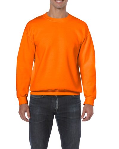 Gildan GI18000, unisex kereknyakú pulóver, S.Orange-2XL