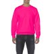 Gildan GI18000, unisex kereknyakú pulóver, Safety Pink-2XL