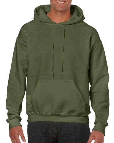 Gildan GI18500, unisex kapucnis pulóver, Military Green-3XL