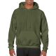 Gildan GI18500, unisex kapucnis pulóver, Military Green-3XL