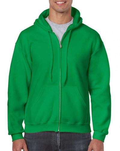 Gildan GI18600, cipzáros-kapucnis pulóver, Irish Green-L