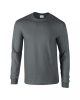 Gildan ultra GI2400, hosszú ujjú pamut póló, Charcoal-2XL