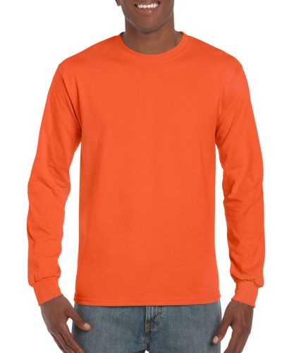 Gildan ultra GI2400, hosszú ujjú pamut póló, Orange-2XL