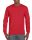 Gildan ultra GI2400, hosszú ujjú pamut póló, Red-S