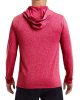 Gildan GI46500, hosszú ujjú kapucnis sport póló, Heather Sport Scarlet Red-2XL