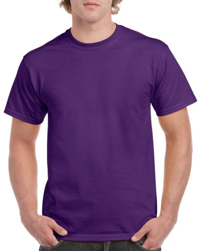 Rövid ujjú póló, Gildan GI5000, körkötött, Purple-4XL