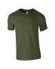 Gildan softstyle, GI64000,  kereknyakú pamut póló, Military Green-2XL