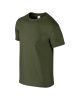 Gildan softstyle, GI64000,  kereknyakú pamut póló, Military Green-2XL