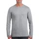 Gildan softstyle, GI64400,  hosszú ujjú pamut póló, RS Sport Grey-2XL