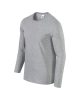 Gildan softstyle, GI64400,  hosszú ujjú pamut póló, RS Sport Grey-2XL