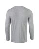 Gildan softstyle, GI64400,  hosszú ujjú pamut póló, RS Sport Grey-2XL