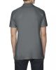 softstyle Gildan GI64800, Dupla piké galléros póló, Charcoal-3XL