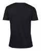 Gildan softstyle, GI64V00, fit szabású V-nyakú pamut póló,Black-2XL