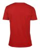 Gildan softstyle, GI64V00, fit szabású V-nyakú pamut póló,Red-2XL