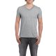 Gildan softstyle, GI64V00, fit szabású V-nyakú pamut póló,RS Sport Grey-2XL