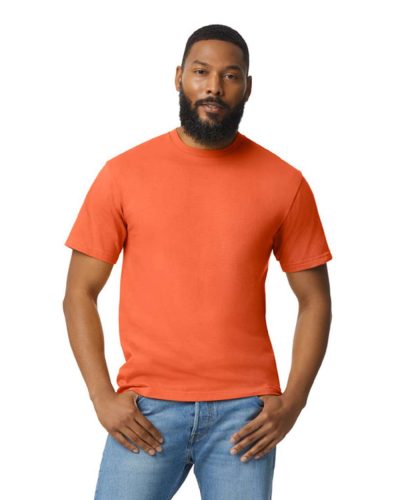 Gildan softstyle pamut póló, GI65000, környakas, Orange-2XL