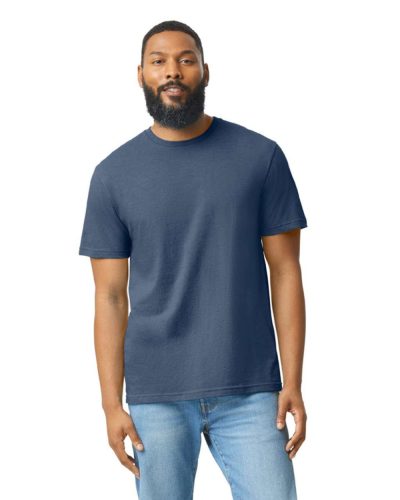 Gildan softstyle rövid ujjú póló, GI67000, kereknyakú, Navy Mist-2XL